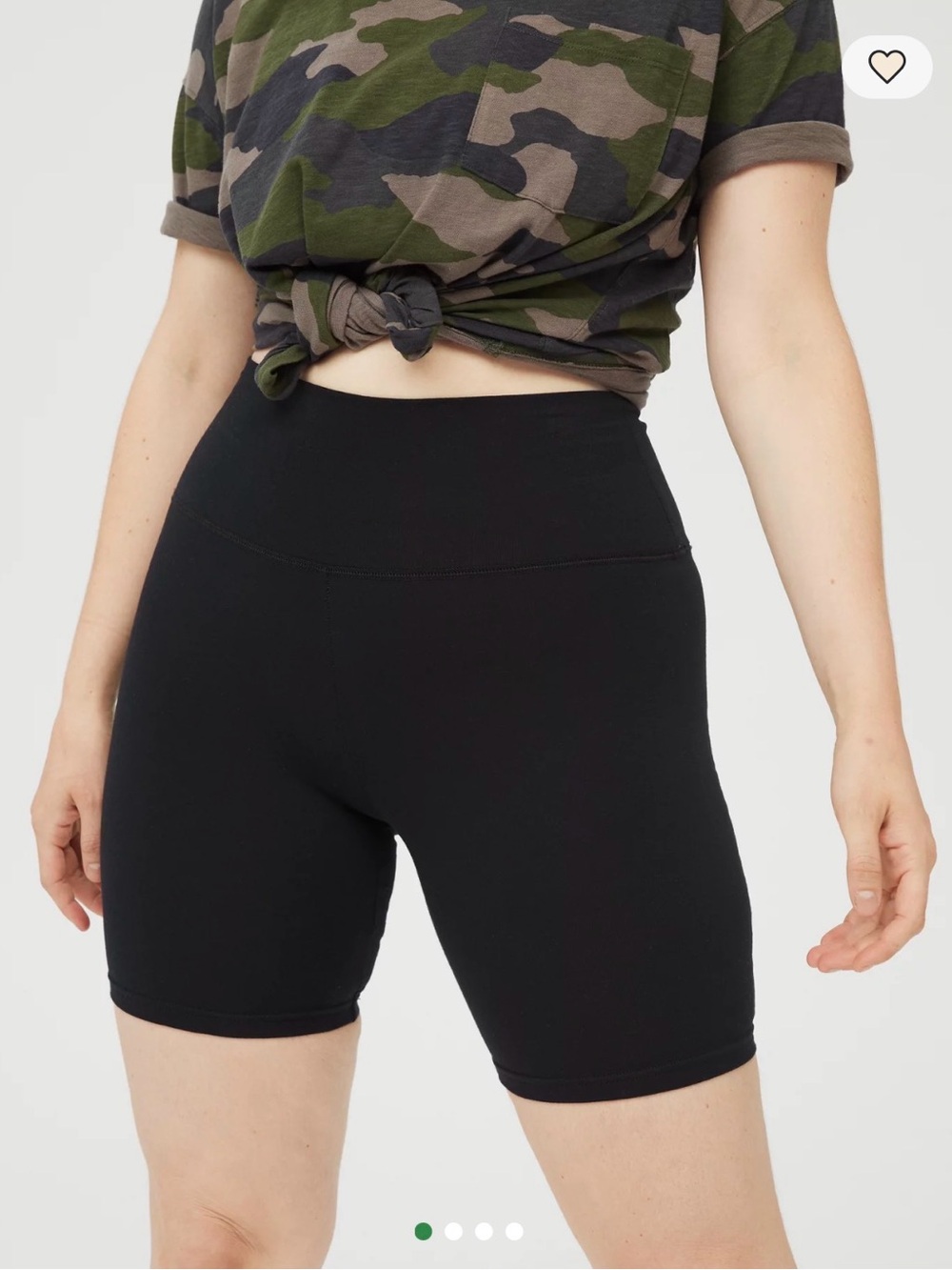 Aerie High-Rise Black Women’s Active Shorts